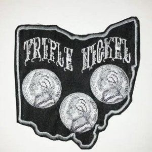 Triple Nickel State Route biker patch for motorcycle enthusiasts. Our copyright